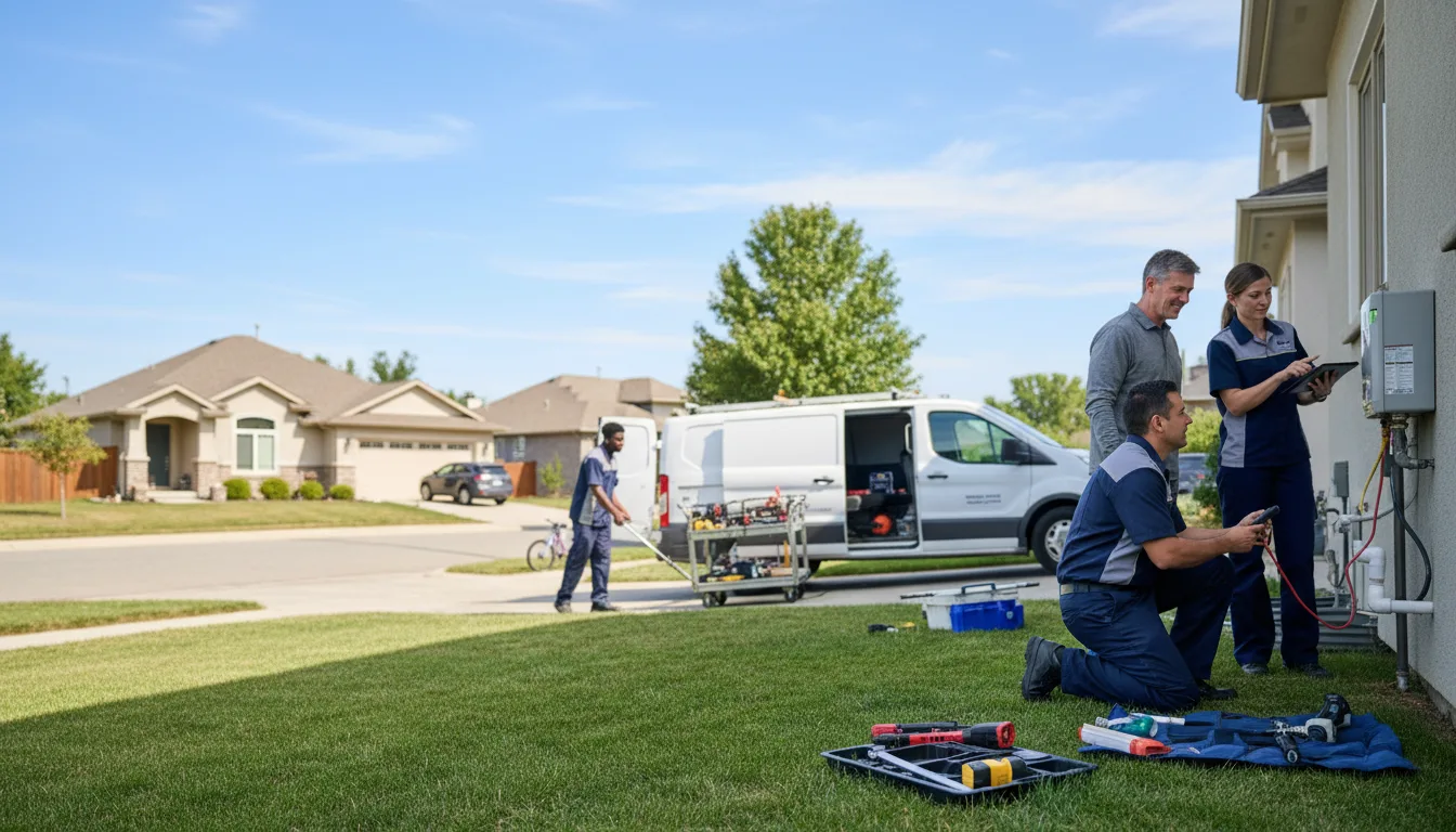 Tankless water heater service in Leoma, TN